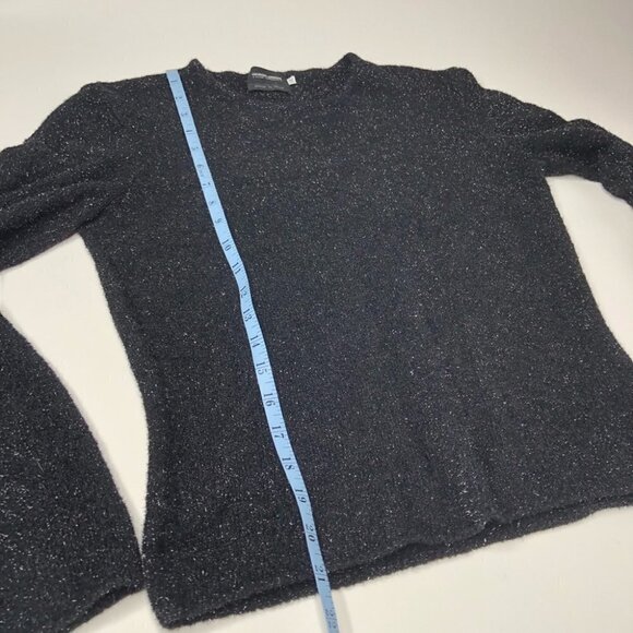Vintage Giorgio Armani Italian Sparkle Glittery Shimmer Crewneck Sweater Top - Picture 11 of 12